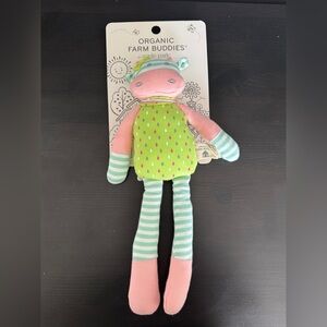 BNWT Apple Park Kids Organic Farm Buddies Plush Toy “Belle the Cow”
